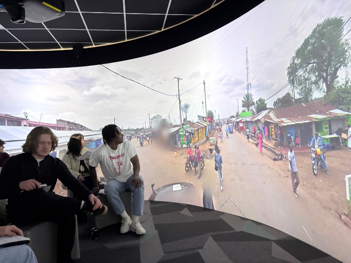 Virtual Field Notes being taken in MSU's 360 Digital Scholarship Lab
