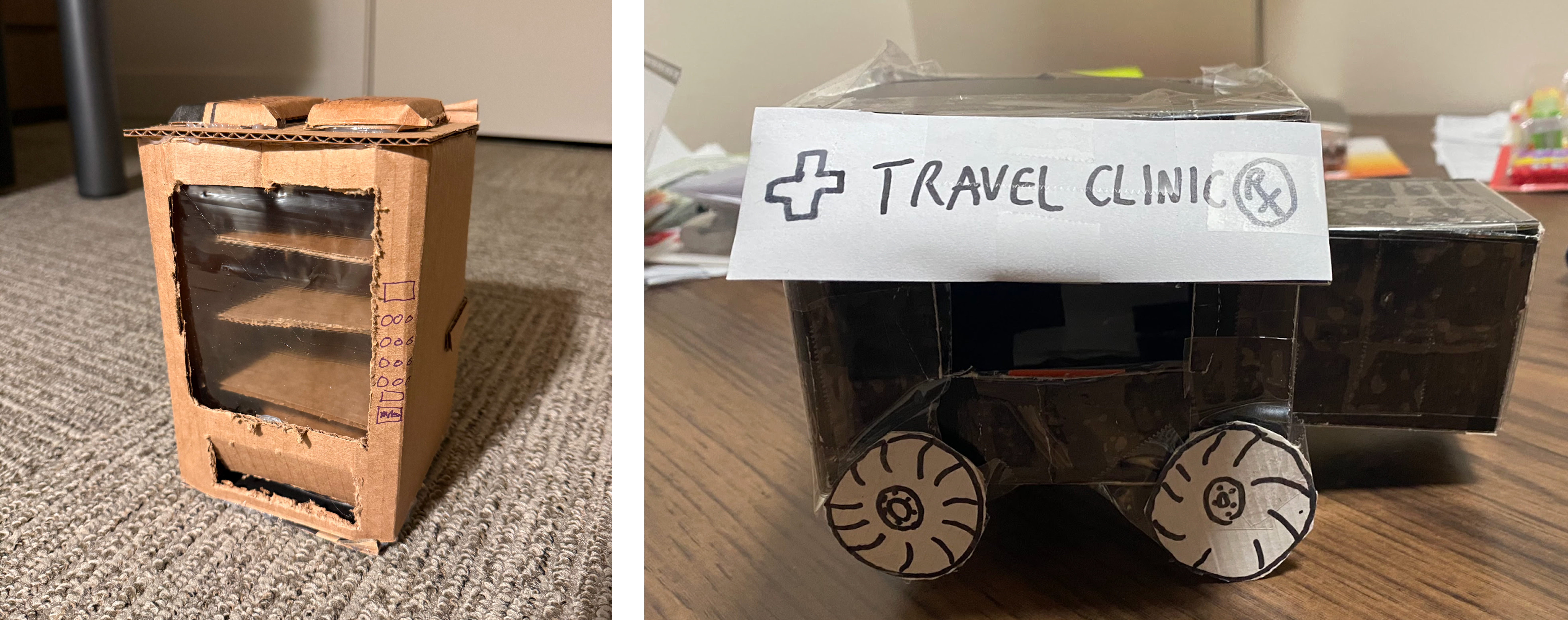 first iteration of separate prototypes